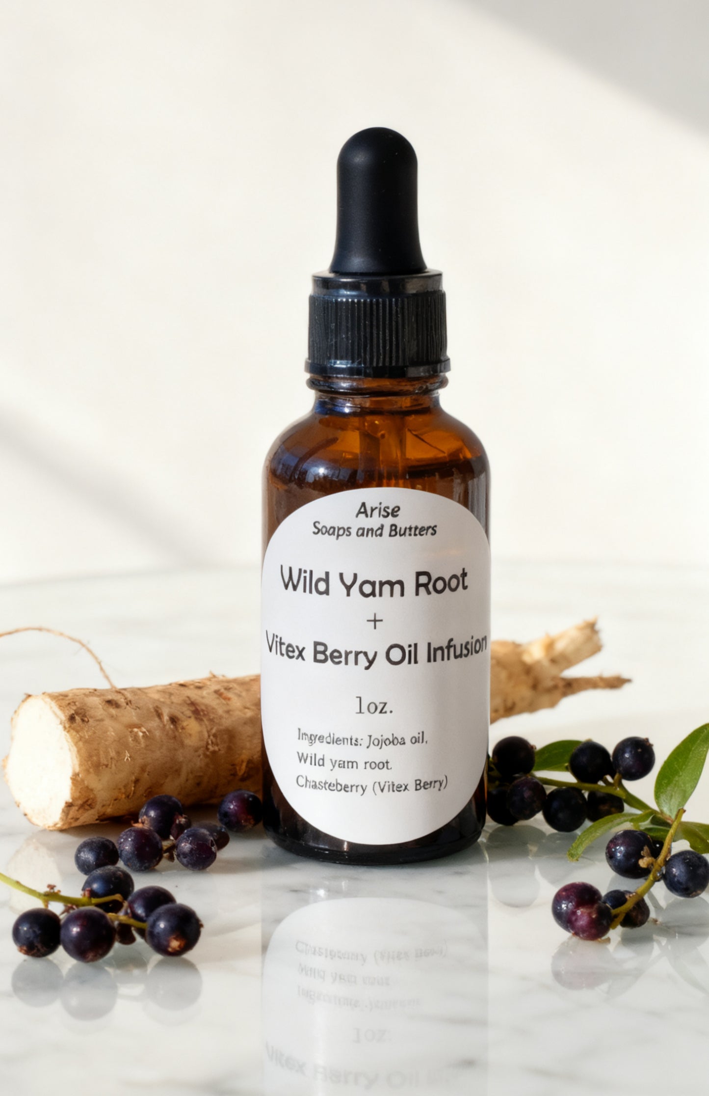 Wild Yam Root + Vitex Berry Oil Infusion