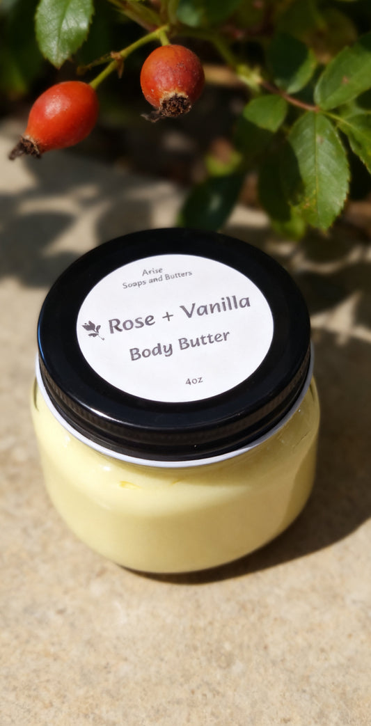 Rose + Vanilla Body Butter